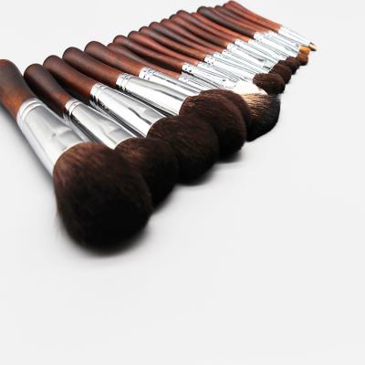 China Angular Blush Hot Selling Synthetic Eye Face Powder Base 19 Pcs Brush Sets Make Up for sale