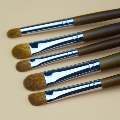 China Angular Blush Advanced Wooden Makeup Brush Professional Supply Can Be Customized Private Label Makeup Tools for sale