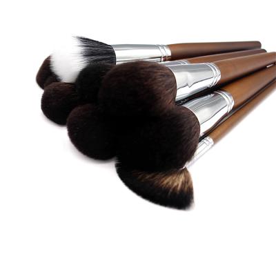 China Angular Blush Professional Makeup Brush Set Can Be Customized Logo Full Face Makeup Tools for sale