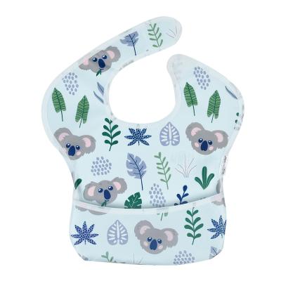 China Baby Bib Waterproof Eating Children's Cartoon Extra Food Wash Free Bib Soft Baby Saliva Feeding Bib Customized Size for sale