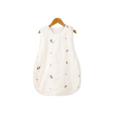 China Stage Kids Gauze Sleeveless Vest Sleeping Shirt Baby Classic Cotton Sleeping Bag Baby Anti Kick Comforter for sale