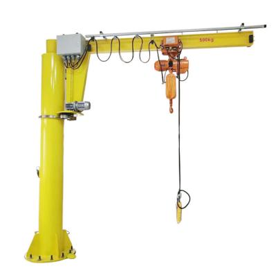 China Jib Crane 360 ​​degree rotating swing arm cantilever workshop 0.5 ton 3 ton mobile jib crane with pillar price for sale