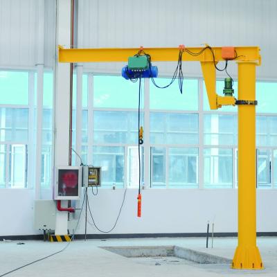 China Common Jib Crane Used 10 Ton Floor Standing Jib Crane With European Type Electric Crane For Sale for sale