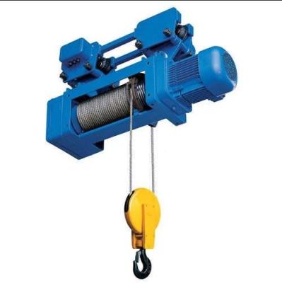 China Electric Wire Rope Lifting Goods Hoist 10 Ton Trade Assurance Cable Hoist With Trolley for sale