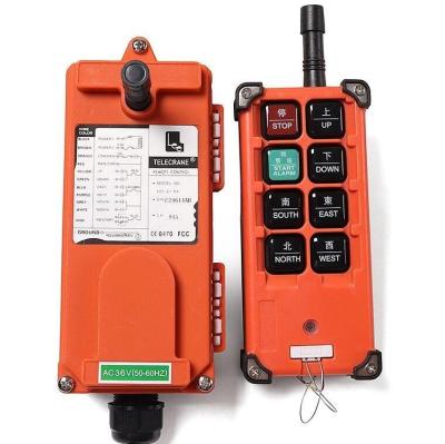 China Waterproof industrial crane f21-e1b telecrane 6 keys single speed wireless remote control for overhead crane excavator for sale