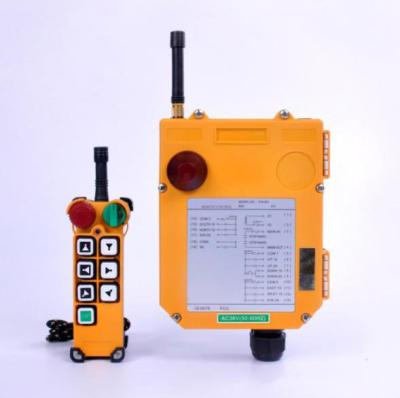 China Crane f24-6d ac 36v 110v 220v 380v 6 button double speed hydraulic press radio remote control for sale