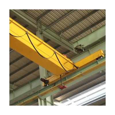 China Crane Yuansheng 2ton bridge girder bridge electric single girder single suspension overhead crane for sale