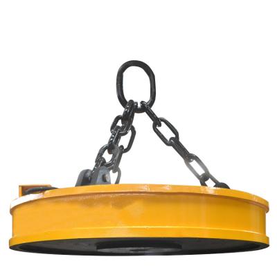 China Factory Price Steel Electromagnetic Sucker Lifting Scraps Circular Magnetic Chuck for sale