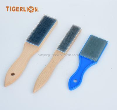 China Cleanging Wire File Cleaner Stainless Steel Brush for sale