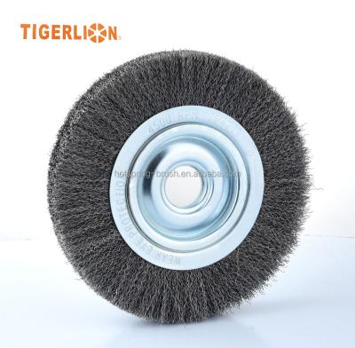 China Custom Industrial Crimped Cleanging Wire Wheel Brush for sale