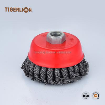 China Cleanging Hot Sale Knotted Twist Cup Brush for sale