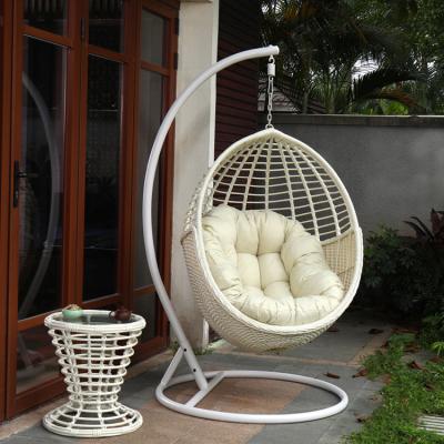 China Manufacturer Wholesale Indoor Leisure Modern Patio Wicker Outdoor Swing Chair Rattan Hanging Egg Chair for sale