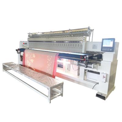 China Head Moved Newest KINGLS Machinery Automatic Industrial Quilting Machinery Embroidery Machine Suitable For Garment Quilt And Mattress for sale