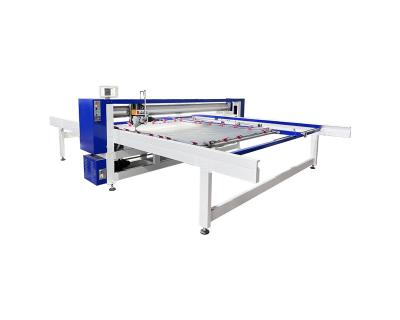 China Nantong KINGLS head moved industrial high speed quilting machine for mattress quilts cover single needle head quilting machine for sale