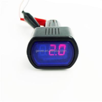 China Motorcycle 12V 24V Digital CAR Voltage Meter Voltmeter Display Panel for sale