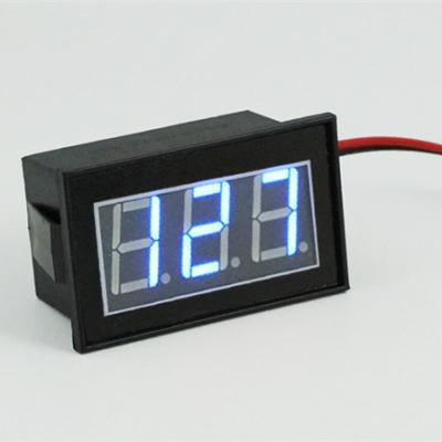 China V56D 15-120V LED Waterproof Voltmeter Auto BLUE Car Digital Voltage Panel Meter 0.56 inch 36*20mm for sale