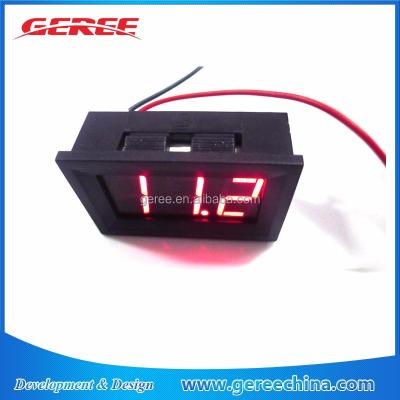 China V27D Motorcycle Waterproof Digital DC Voltmeter For Vehicle Automobile Battery 0.56