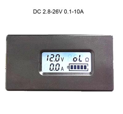 China Digital LCD Display Battery Capacity Tester Meter PZEM-005 Voltage Current Tester 2.8-26V 0-10A OM07C for sale