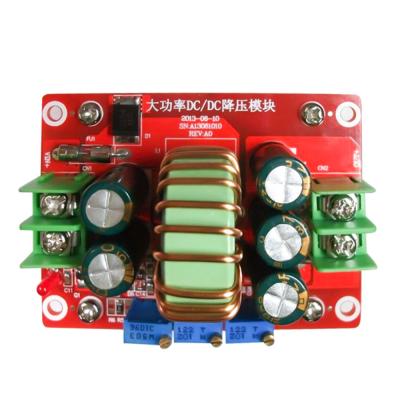 China DC 12A DC Buck Step Down Converter Adjustable Lithium Battery Charger LED Driver Module 70*52*50mm for sale