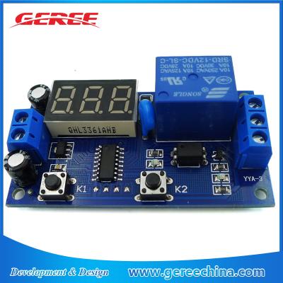 China - DC 12V Relay Module Time Delay Module Electric Cycle Digital Display Relay Trigger Time Delay Board for sale