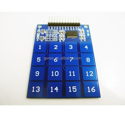 China TTP229 16 CH Digital F061M Touch Sensor Touch Capacitive Switch Module for sale