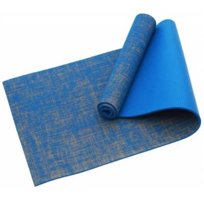 China Eco Friendly Yoga Pilate Exercise Custom Logo Printed Natural Jute PVC Yoga Mat for sale