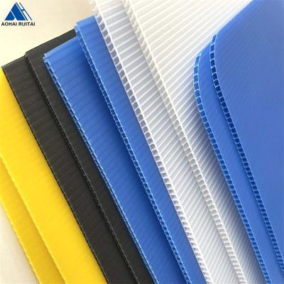 China Eco-friendly 3.5 mm 5 mm Packaging PP Plastic Sheet Waterproof Polypropylene Protective Corrugated Hollow Board for sale