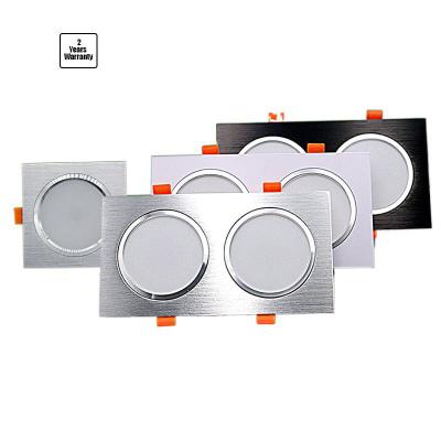 China Cheap Set Minimalist Doppel Kopf Led Recessed Customize Size Downlight With High Quality Best Price for sale