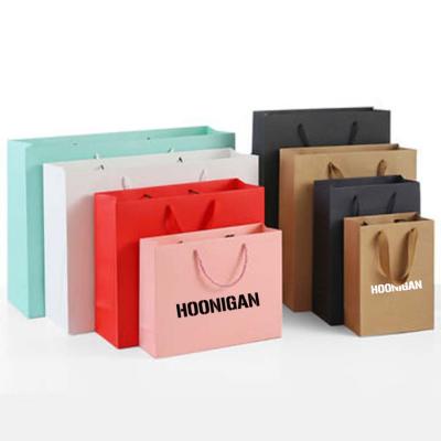 China Wholesale Recyclable Christmas Custom Your Own Logo Clothing Shopping Packaging Gift Paper Bags for sale