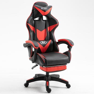 China Gaming Spinning Chair With Footstool , Home Office Gaming Internet Cafe Chair Esports Chair for sale