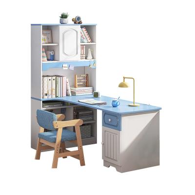 China Other Children's Desk Corner Bedroom Computer Desk Bookcase Simple Combination Table for sale