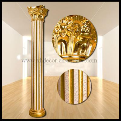 China Hollow Roman Column PU Roman Column /Home decor /frp decoration pillar/columns plastic wedding wholesale for sale