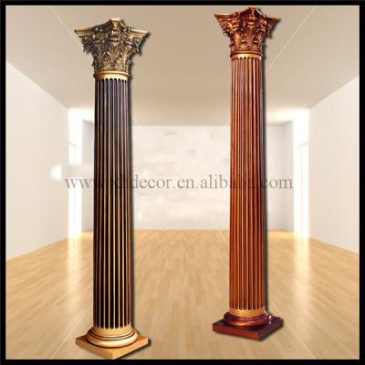 China Hollow Roman Column /Home decor PU Roman Column /frp decoration pillar/decorative pillars for houses for sale