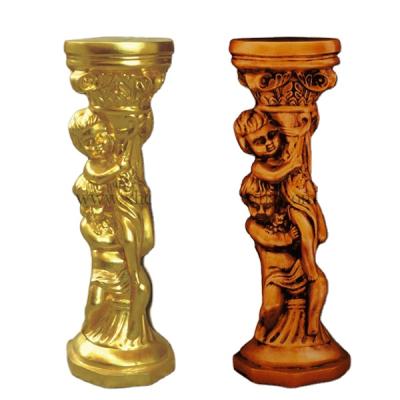 China Frp Decoration Hollow Roman Column /pillar PU Roman Column Lighted Wedding Columns for sale