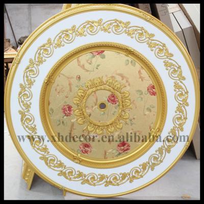 China Artistic Luxury Decorative Medallion Ceiling Round Ceiling Light Nice Match for sale