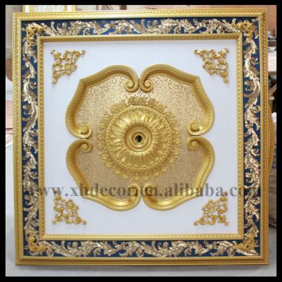 China Ceiling Medallion Artistic Ceiling Medallion Luxury Square Types for sale