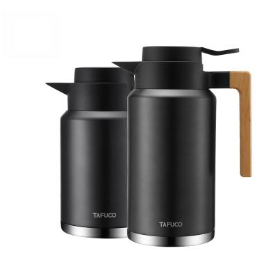 中国 Viable Factory 1.5L 2.0L Stainless Steel Carafe Direct Thermal Camping and Tea Coffee Outdoor Pot 販売のため