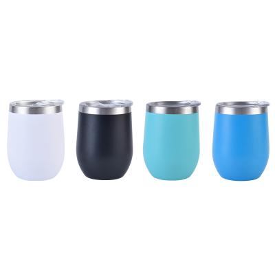 China Double Wall Vacuum Tumbler Mug Custom Stainless Thermal Steel Travel Insulated Wine Tumbler With Lid zu verkaufen