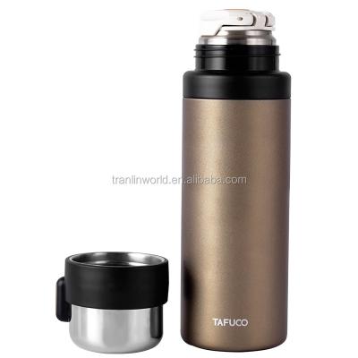 中国 TAFUCO Sustainable Qualite Thermos 316 Stainless Steel Thermo Cup Vacuum Insulated Wide Mouth Water Bottle Thermos Keeps Cold 販売のため