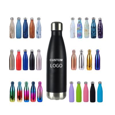 China PORTABLE BPA Free Double Wall Stainless Steel Cola Shape Vacuum Flask Thermal Bottle 350ml zu verkaufen