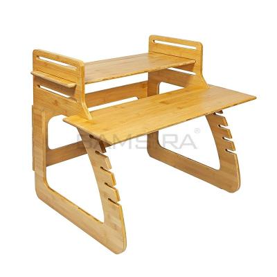 China Modern Modern 100%Pure Bamboo Height Adjustable Workstation For Office for sale