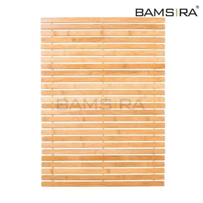 China Tub Mats Sustainable Sustainable Bamboo Slip-Resistant Bath Mat Shower Floor /Bamsira_Factory Mat Bathroom Spa Non Slip for sale