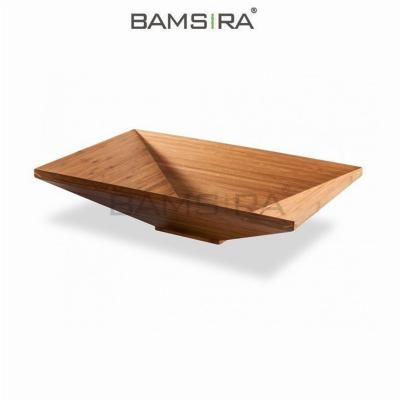 China Morden Morden Anti Mold 100% Bamboo Bathroom Wah Basin /Bamsira_BSCI for sale