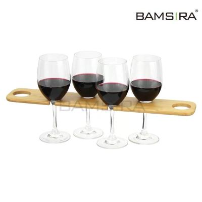 China Sustainable Sustainable Bamboo Wine Glass Rack /Bamsira_Factory Serving Pallet Bamboo Wine Glass for sale