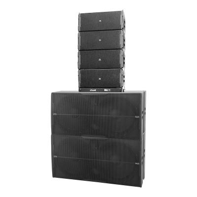 China Dual 21 inch Active Subwoofer Speaker System PA System Large Live Show Audio Equipment Line array Te koop