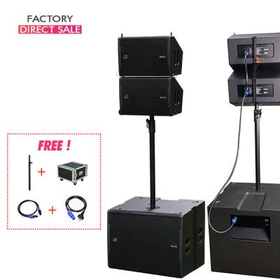 China T1 Dare 10inch (4+2)Active waterproof line array Portable PA sound system for outdoor Concert/Live sound/Stage/Party for sale