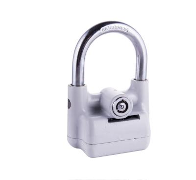 China IRON Padlock Smart Black Silver Battery Alarm Lock for sale