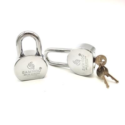 China Doors Short Beam Chrome Plating Round Steel Lock for sale