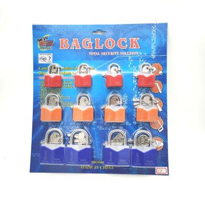 China High Quality Padlock Color Lock Combination Suction Card Yiwu Market Pujiang Factory Diamond Shaped Mix for sale