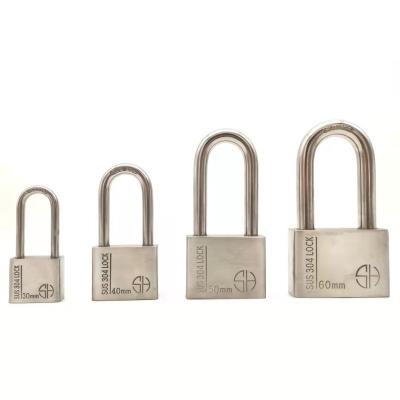 China 304 Stainless Steel Square Lock Steel-Copper Core Heavy Duty Padlocks Mix for sale